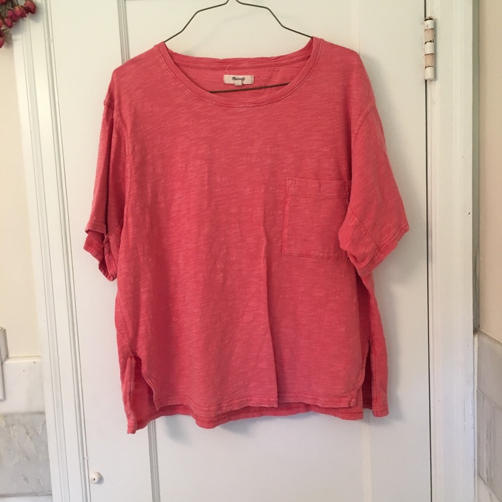 Madewell crop pocket tee
